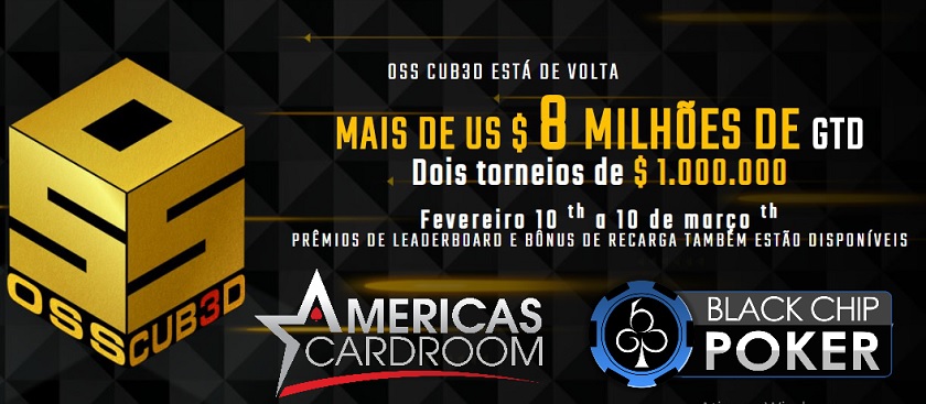 Jogue no $ 1,000,000 GTD Main Event em 10 de março!!!